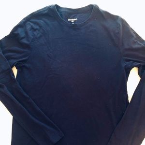 Men’s GOODFELLOW navy blue long-sleeve T,size S